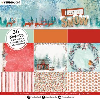 Studio Light - Paper Pad - Let It Snow - Paper Pack