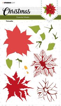 Studio Light - Stencil - Poinsettia - Schablone 