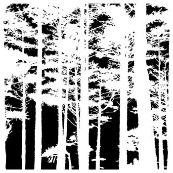 The Crafters Workshop - Stencil - Tree Canopy - 6x6" - Schablone