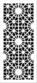 The Crafters Workshop -Slimline Stencil - Mediterranean Ceiling - 4x9" - Schablone