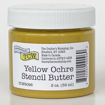The Crafters Workshop - Stencil Butter - Yellow Ochre - Modellierpaste