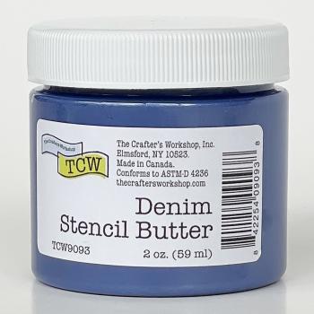 The Crafters Workshop - Stencil Butter - Denim - Modellierpaste