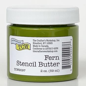 The Crafters Workshop - Stencil Butter - Fern - Modellierpaste
