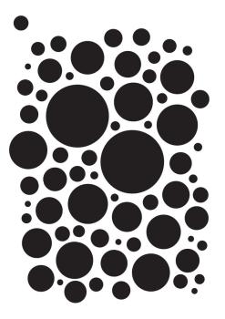 Creative Expressions - Stencil -  Bubbles  - Schablone