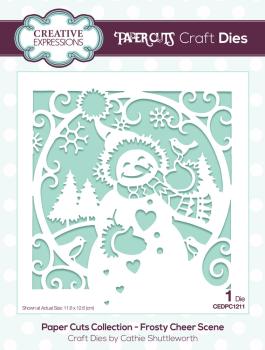 Creative Expressions - Paper Cuts Craft Dies -  Frosty Cheer  - Stanze