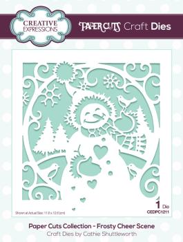 Creative Expressions - Paper Cuts Craft Dies -  Frosty Cheer  - Stanze