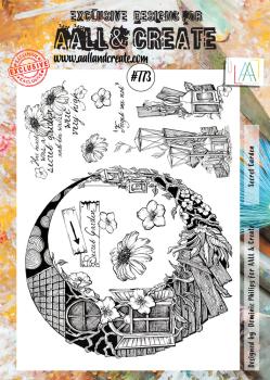 AALL and Create - Stamp - Secret Garden - Stempel A4