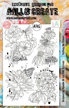 AALL and Create - Stamp - Visiting The Flowers - Stempel A5