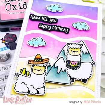 Time For Tea Clear Stamps Designs Llama Tell You