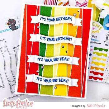Time For Tea Dies Fishtail Banner 