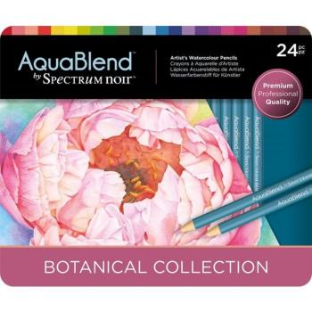 Spectrum Noir - AquaBlend Pencils - "Botanical" - 24 Aquarellstifte