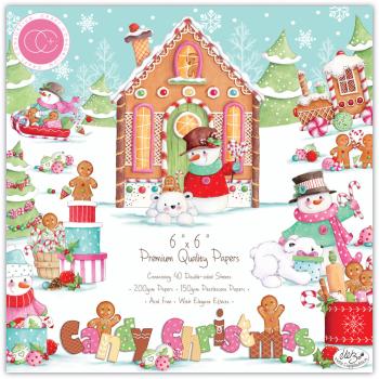 Craft Consortium - Paper Pad 6x6 Inch- Candy Christmas - Papierblock
