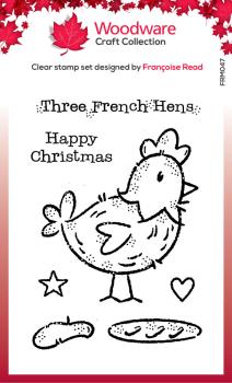Woodware - Clear Stamps - French Hen - Stempel 