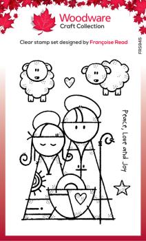 Woodware - Clear Stamps - Mary & Joseph - Stempel 