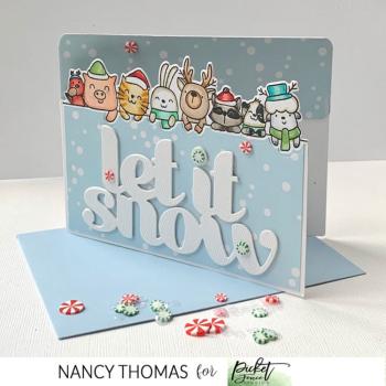 Picket Fence Studios - Dies - " Animal Crackers Christmas Wishes" - Stanze 
