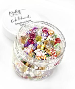 Picket Fence Studios - Embellishment -  Gingerbread House Candy Mix  - Streuteile 