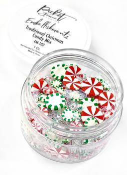 Picket Fence Studios - Embellishment -  Traditional Christmas Candy Mix  - Streuteile 