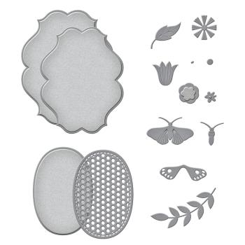 Spellbinders Dies "Summer Label Motifs " Stanzschablonen