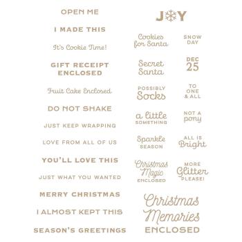 Spellbinders Hotfoil Plate - "Christmas Magic" Glimmer