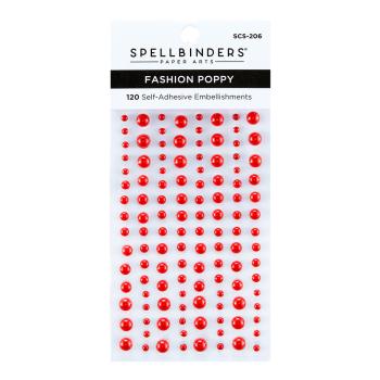 Spellbinders - Pearl Dots - "Fashion Poppy " - Halbperlen