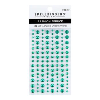 Spellbinders - Pearl Dots - "Fashion Spruce " - Halbperlen