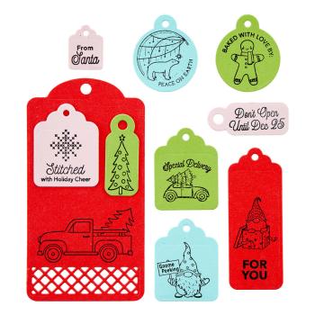 Spellbinders Stempelset - "Handmade Gift Tags" - Silikonstempel