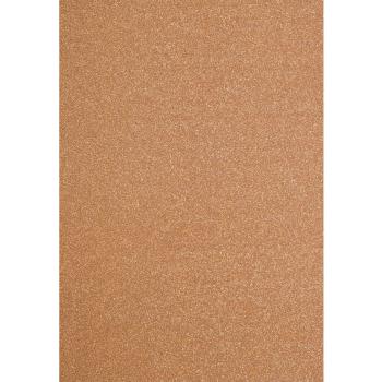  Florence - Glitzerpapier 5 Bogen A4 - Kupfer - Selbstklebendes Glitzerpapier 
