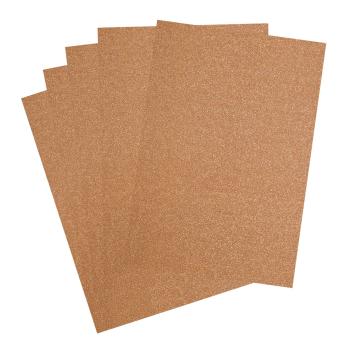  Florence - Glitzerpapier 5 Bogen A4 - Kupfer - Selbstklebendes Glitzerpapier 