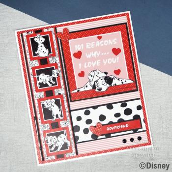 Creative Expressions - Card Making Kit 8x8 Inch - 101 Dalmatians  