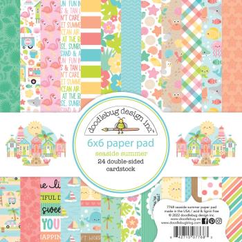 Doodlebug Design "Seaside Summer" 6" Paper Pack  - Designpapier 