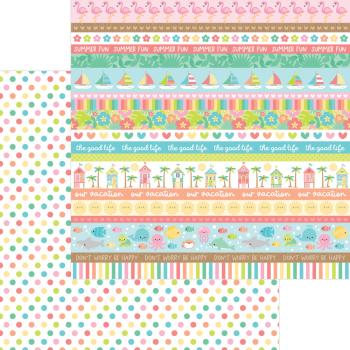 Doodlebug Design "Seaside Summer" 6" Paper Pack  - Designpapier 