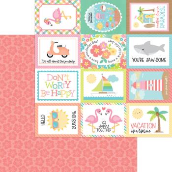 Doodlebug Design "Seaside Summer" 6" Paper Pack  - Designpapier 