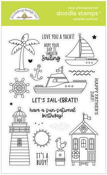 Doodlebug Design "Seaside Summer" Stamps - Stempel