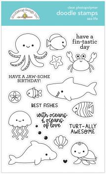 Doodlebug Design "Sea Life" Stamps - Stempel