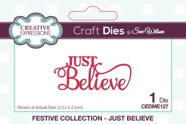 Creative Expressions - Craft Dies - Just Believe - Stanze