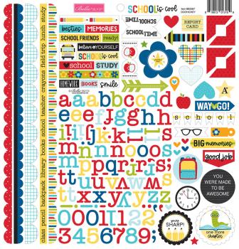 Bella BLVD - Cardstock Sticker - School Is Cool Doohickey  - Aufkleber  