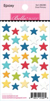 Bella BLVD Stars Primary Epoxy Sticker 
