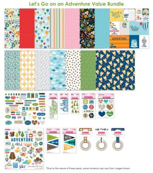 Bella BLVD - Go on A Adventure - Value Bundle - 12x12 Inch
