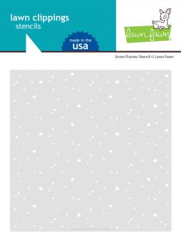 Lawn Fawn Stencil - Schablone - "Snow Flurries Background"