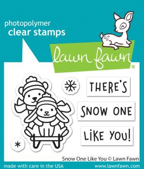 Lawn Fawn Stempelset "Snow One Like You" Clear Stamp