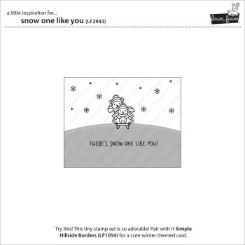 Lawn Fawn Stempelset "Snow One Like You" Clear Stamp