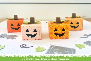 Lawn Fawn Craft Die - Tiny Gift Box Jack-o'-lantern Add-on Die