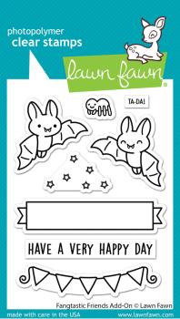 Lawn Fawn Stempelset "Fangtastic Friends Add-on" Clear Stamp