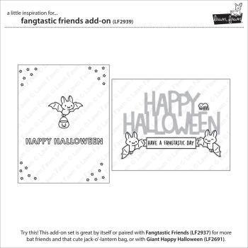 Lawn Fawn Stempelset "Fangtastic Friends Add-on" Clear Stamp