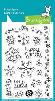 Lawn Fawn Stempelset "Frosties" Clear Stamp