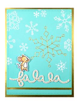 Lawn Fawn Hot Foil Plate - "Snowflacke Duo " - Heißfolienplatte