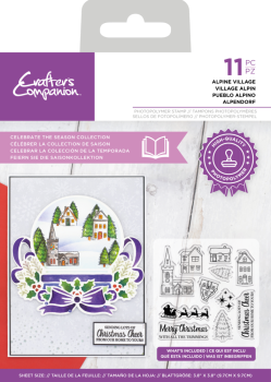 Crafters Companion - Alpine Village - Clear Stamps