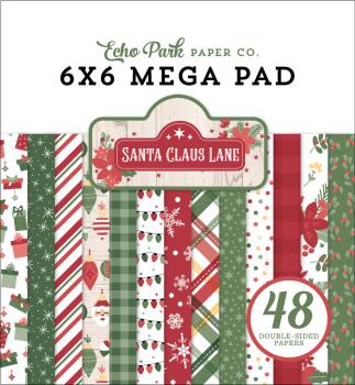 Echo Park - Cardmakers Mega Pad 6x6" - "Santa Claus Lane" - Paper Pack