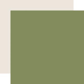 Echo Park- Coordinating Solids Paper 12x12" - "Gnome For Christmas" - Cardstock