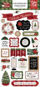 Echo Park - Chipboard - "Gnome For Christmas" - Sticker